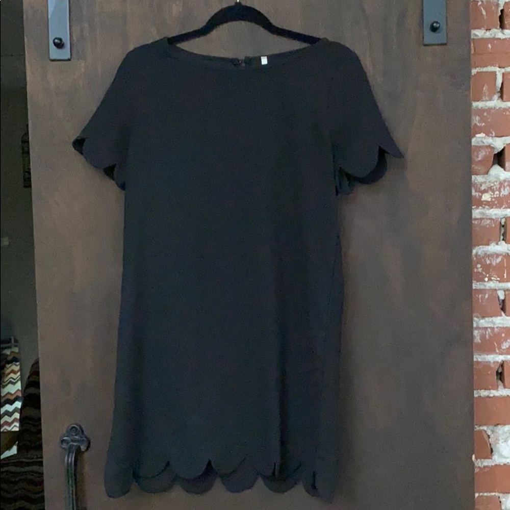 Black elegant dinner dress.
